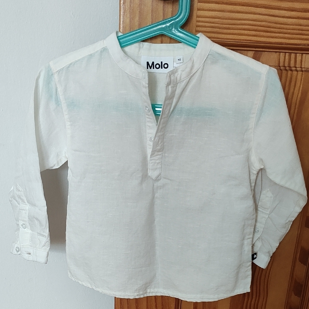 Molo Cream Button Down Shirt Classic Style